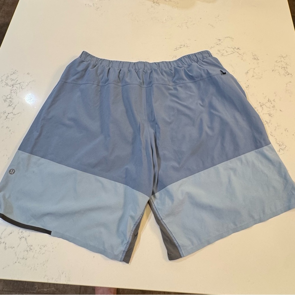lululemon athletica Two-Tone Blue Athletic Shorts